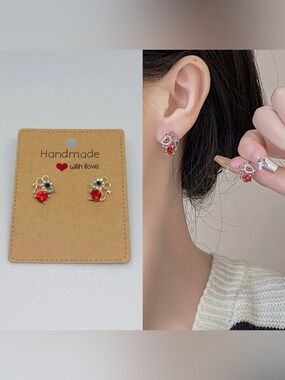 NEW Chic Little Mouse Stud Earrings,925 Sterling Silver